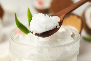 Product for beauty procedures, skin and body care - coconut oil