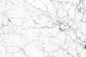 White marble texture with natural pattern for background or design art work.