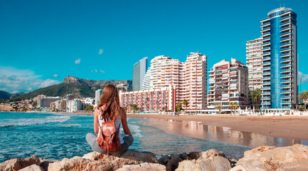 Tour tourism at Calpe in Spain