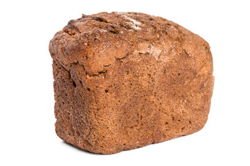 Brown bread isolated