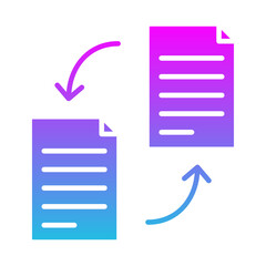 Fototapeta premium File Transfer Icon