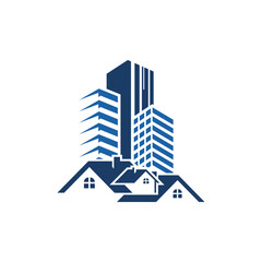 Fototapeta premium real estate logo design vector