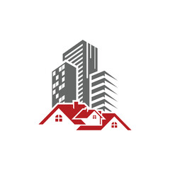Fototapeta premium real estate logo design vector