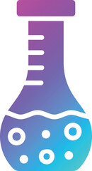 Volumetric flask Vector Icon Design Illustration