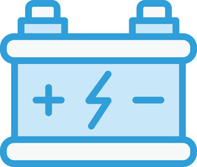 Fototapeta premium Car battery Vector Icon Design Illustration