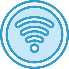 Wifi signal Vector Icon Design Illustration