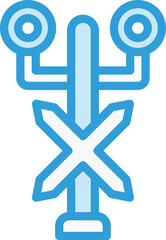 Obraz premium Traffic signal Vector Icon Design Illustration