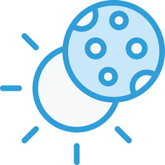 Eclipse Vector Icon Design Illustration