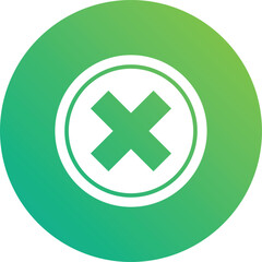 Obraz premium Close Vector Icon Design Illustration