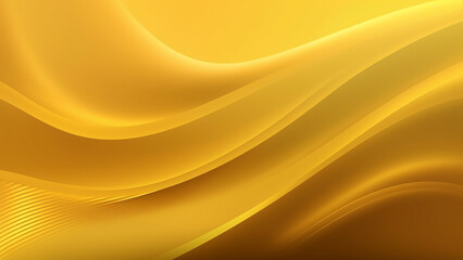 Abstract colorful background.  Gold gradient, yellow orange gradient, wave patterns, Graphic design,  widescreen, ultra HD