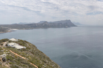 eastern side of Cape peninsula and False Bay waters from Cape point, Cape Town