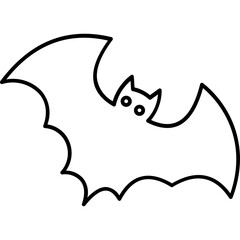 Flying bat Trendy Color Vector Icon which can easily modify or edit

