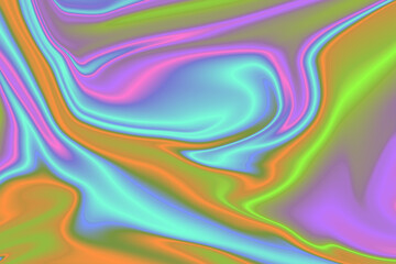 Multicolored abstract holographic texture design for pattern, neon background and Wallpaper. Smooth glowing, gradient horizontal background for mobile and web app, printing, book cover, wrapping paper