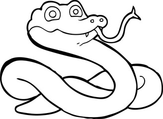 cartoon snake