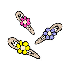 cartoon hair clips