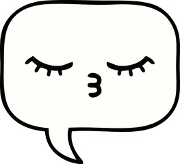 comic book style cartoon speech bubble