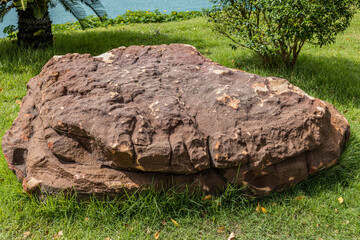 Beautiful Larg stones for decorating the lawn garden.