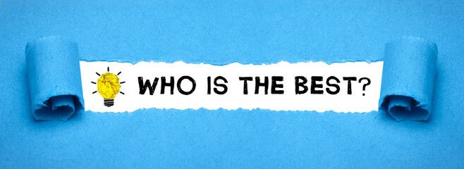 Who is the Best?	
 - obrazy, fototapety, plakaty