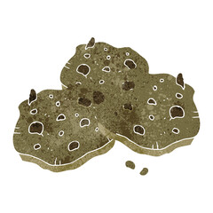 retro cartoon chocolate chip cookies