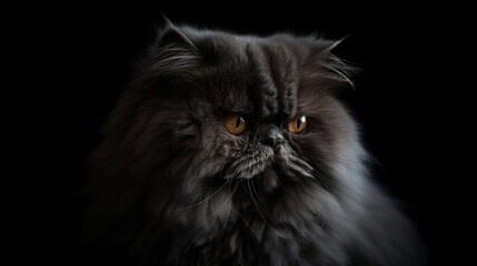 Fototapeta premium Beautiful Persian Cat. A Portrait of Grace and Adventure.