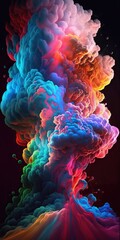 Obraz premium colorful abstract clouds