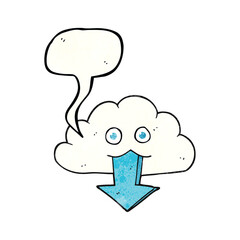 speech bubble textured cartoon download from the cloud