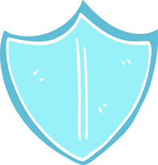cartoon doodle shield
