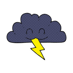 cartoon storm cloud