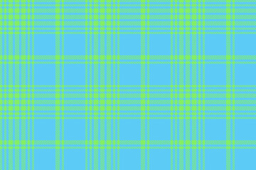 Plaid background, check seamless pattern in blue. Vector fabric texture for textile print, wrapping paper, gift card or wallpaper.
