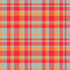Textile texture pattern. Fabric plaid background. Seamless check tartan vector.