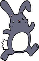 cartoon rabbit running