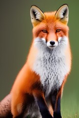 Fototapeta premium red fox cub