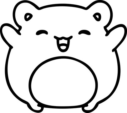 recommend clip art: cute cartoon hamster