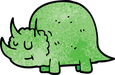 cartoon doodle prehistoric dinosaur