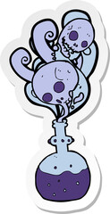 sticker of a cartoon potion