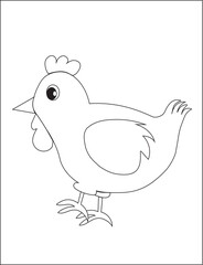 Illustration of a chicken