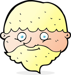 cartoon bearded man