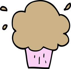cartoon cupcake