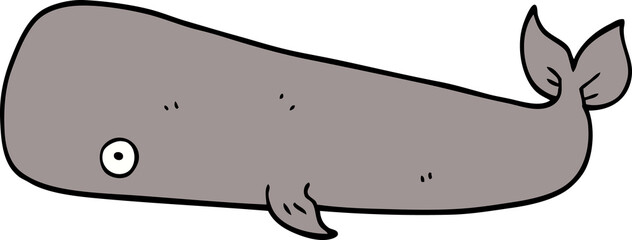 cartoon doodle whale © lineartestpilot