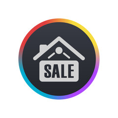 Home Sale - Pictogram (icon) 
