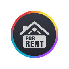 Home for Rent - Pictogram (icon) 