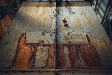 interiors and machinery, plants retaking possession of a disused abandoned industry, former cotton mill, industrial production