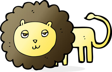 cartoon lion