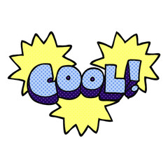 cool comic book style cartoon symbol