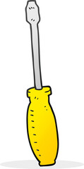 cartoon screwdriver