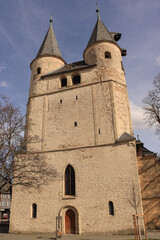 Obraz premium Goslar, Westbau der frühromanischen Jakobikirche