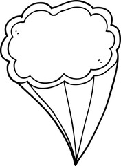 cartoon decorative cloud