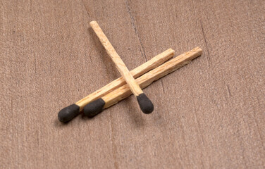 Close-up of a red match isolated on a white background. with clipping path