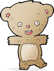 Obraz premium cartoon teddy bear