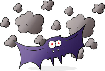 cartoon vampire bat